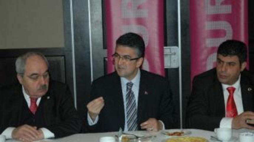 Mhp B&uuml;y&uuml;kşehir Belediye Başkan Adayı Aydın İş Adamlarıyla Bir Araya Geldi