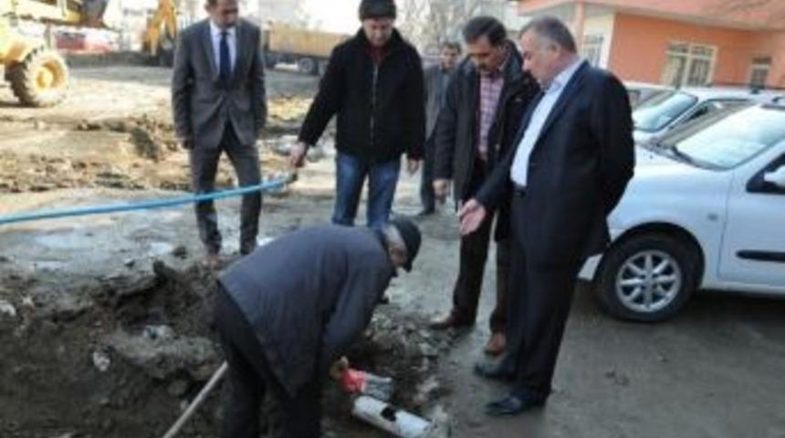 Malkara Belediye Başkanı Birol Kaya Tretuvar Ve Ref&uuml;j &Ccedil;alışmalarını Yerinde İnceledi