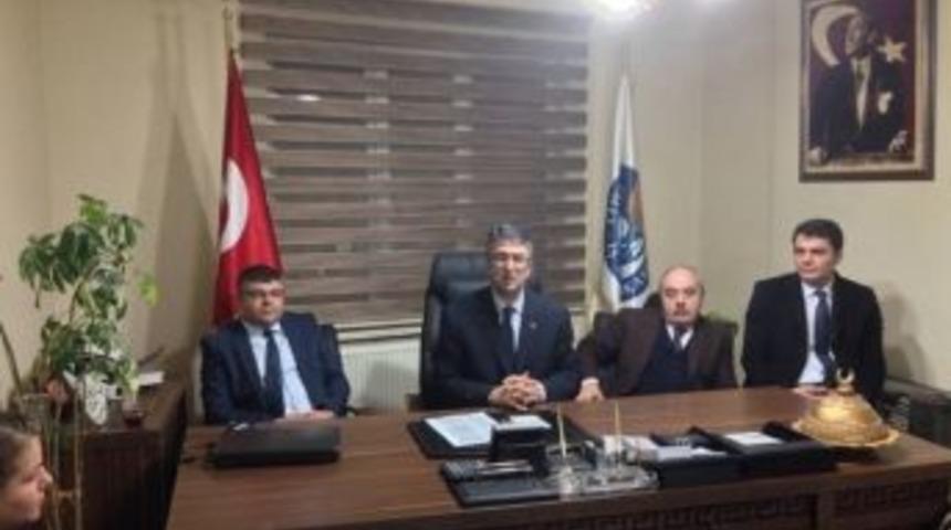 Mhp B&uuml;y&uuml;kşehir Belediye Başkan Adayı Aydın, Hizmet İş Sendikasını Ziyaret Etti