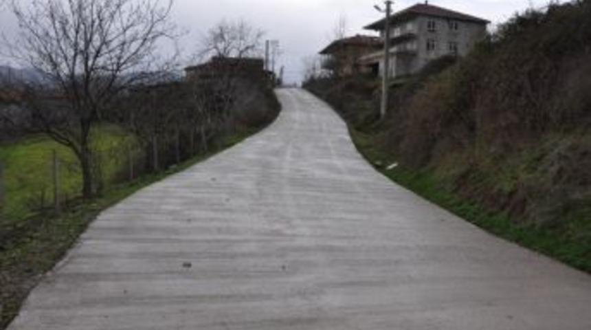 G&ouml;lc&uuml;k Hasaneyn'de Yol &Ccedil;alışması