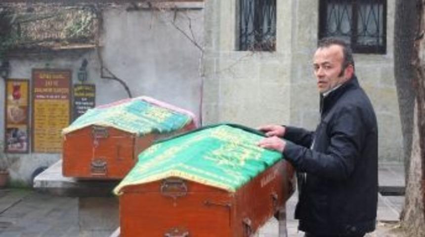 Anne Ve Kızı Son Yolculuğa Uğurlandı