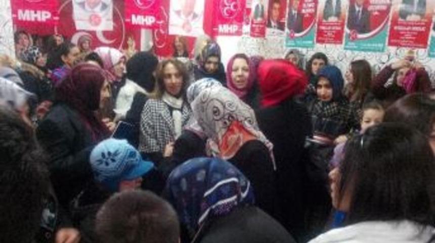 Mhp Yakutiye Adın Kolları İrtibat B&uuml;rosu Dualarla A&ccedil;ıldı