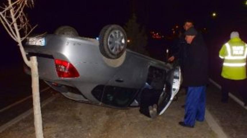 Kediye &Ccedil;arpmamak İsterken Kaza Yaptı: 4 Yaralı