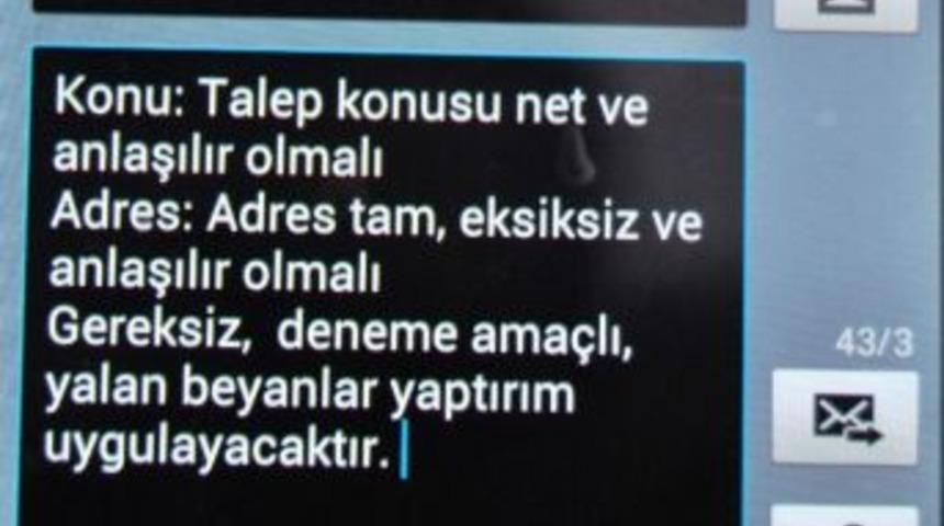 Kısa Mesaj 155 İhbar Servisi Hizmete Girdi