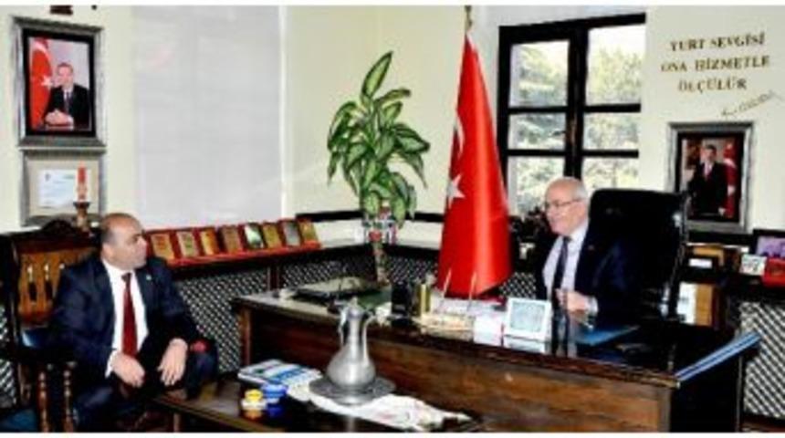 Chp Belediye Başkan Adayından &Uuml;rg&uuml;p Belediye Başkanı Yıldız&rsquo;a Ziyaret