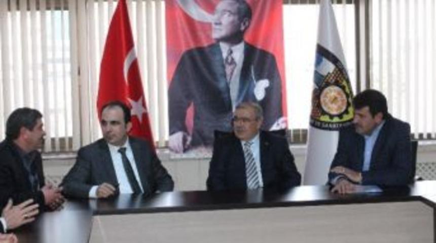 Milletvekili &Uuml;z&uuml;lmez Ve Başkan Altay'dan Konesob'a Ziyaret