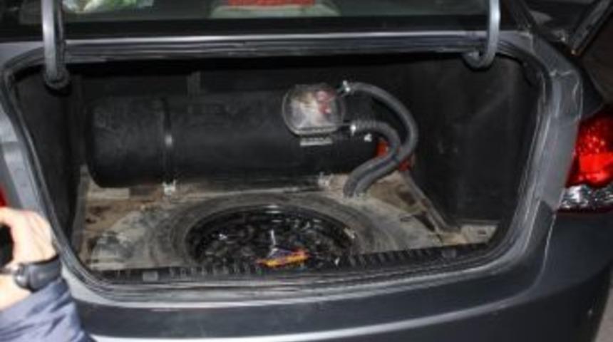 Lpg Tankından Esrar &Ccedil;ıktı