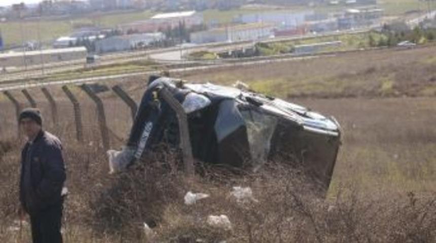 Otomobil Takla Attı: 1 Yaralı