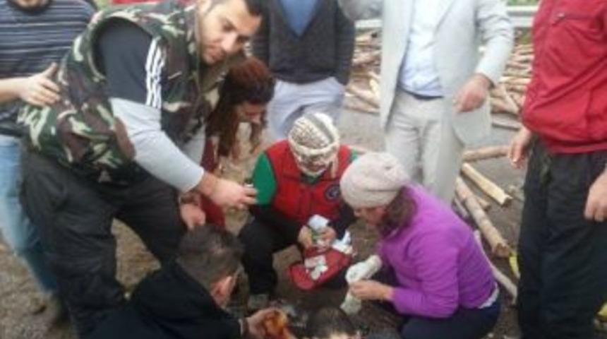 Kazada Yaralılara İlk M&uuml;dahale Eden S&ouml;keli Doğa Y&uuml;r&uuml;y&uuml;ş&ccedil;&uuml;leri Oldu