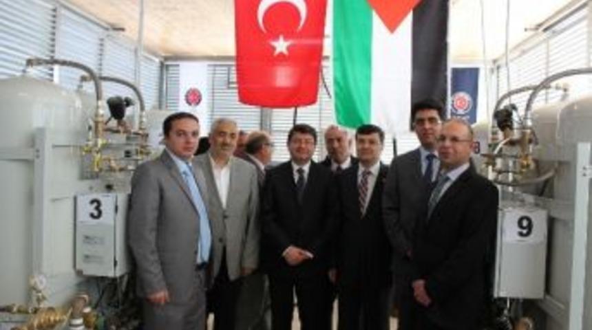 Filistin Kızılayı El-bireh Hastanesi&rsquo;ne Oksijen &Uuml;retim Sistemi