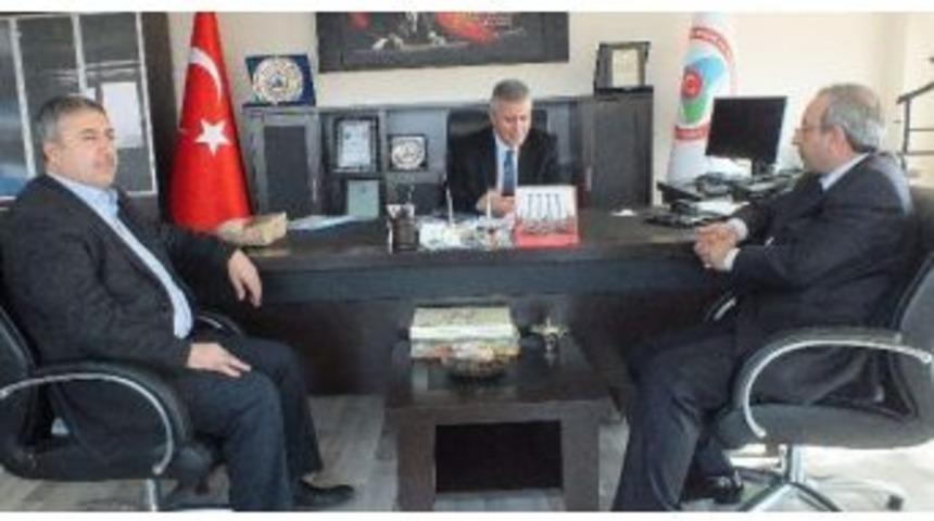 Yy&uuml; Ve Osb'den G&uuml;mr&uuml;k Başm&uuml;d&uuml;r&uuml;ne Ziyaret
