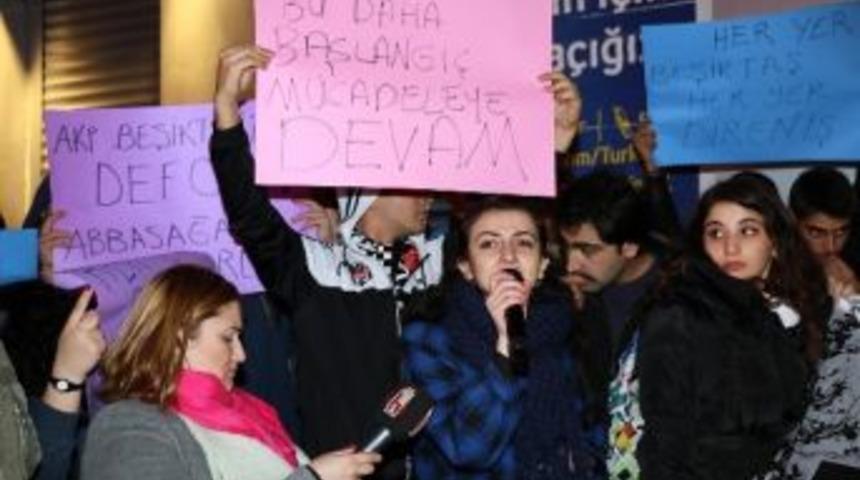 Beşiktaş&rsquo;taki G&ouml;zaltılar Y&uuml;r&uuml;y&uuml;şle Protesto Edildi