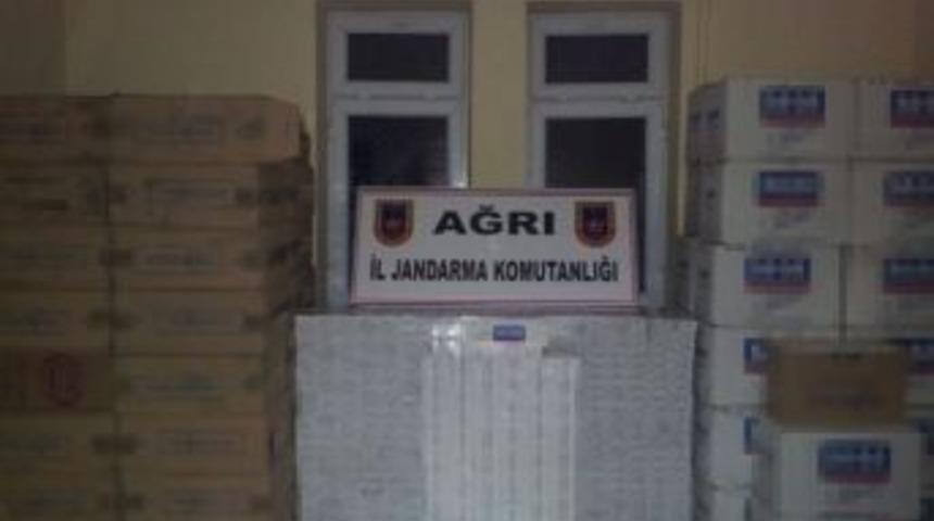 Ağrı&rsquo;da Ka&ccedil;ak Sigara Operasyonu