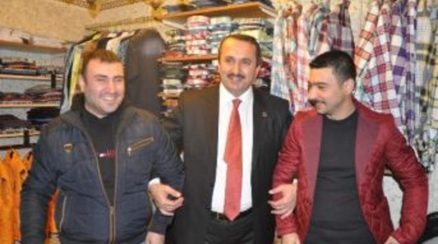 Saadet Partisi Belediye Başkan Adayları Esnafları Ziyaret Etti