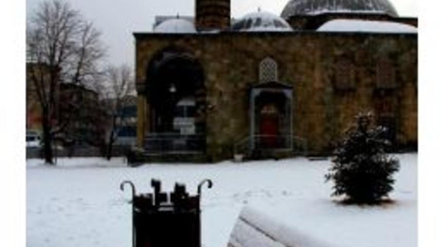 Erzurum&rsquo;da Kar Yağışı