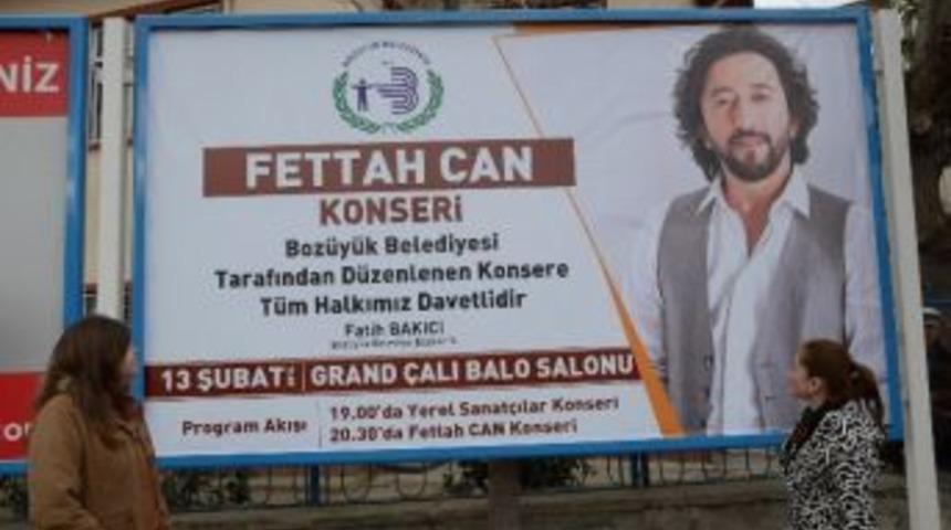 Boz&uuml;y&uuml;k Belediyesi&rsquo;nden Fettah Can Konseri