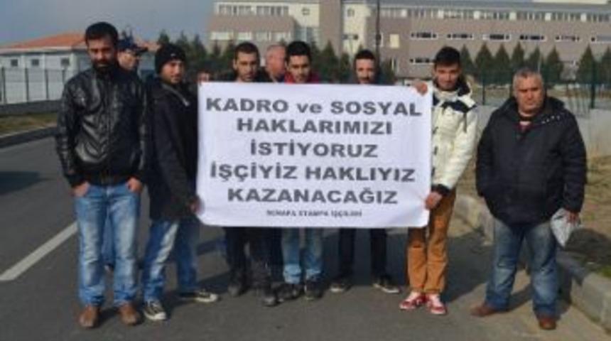 Kadroya Alınmayınca Eylem Yaptılar