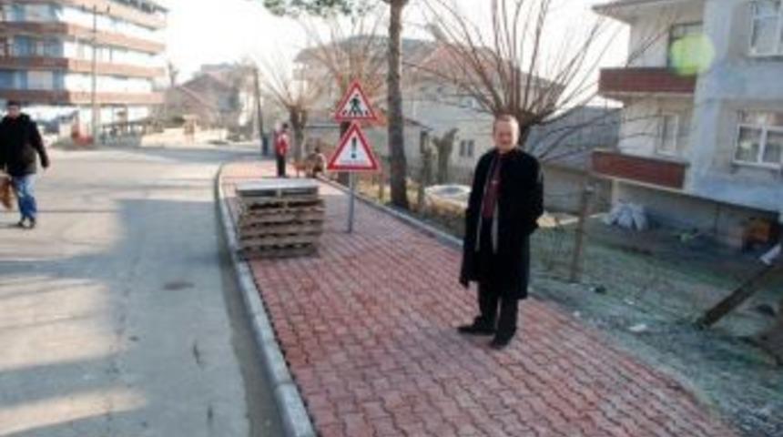 &Ccedil;aycuma&rsquo;da Yeşiltepe Mahallesine Yaya Kaldırımı