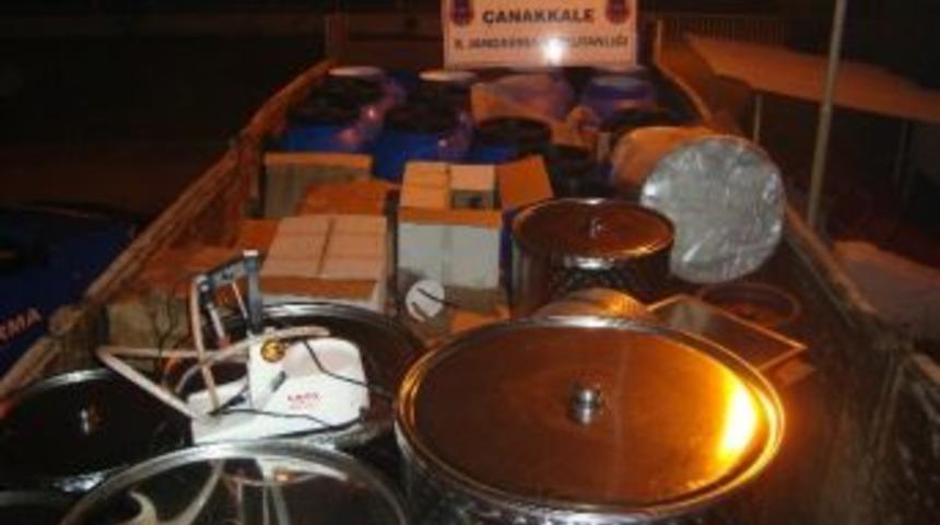 &Ccedil;anakkale'de Ka&ccedil;ak İ&ccedil;ki Operasyonu