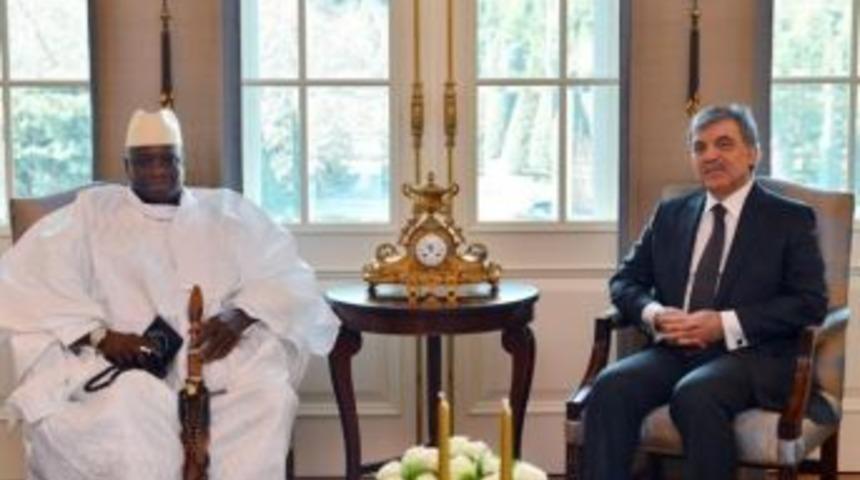 Gambıya Cumhurbaşkanı Jammeh'a Karşılama T&ouml;reni