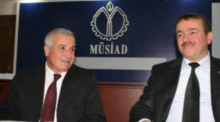 Başkan Adayı K&uuml;&ccedil;&uuml;k, M&uuml;siad D&uuml;zce Şubesini Ziyaret Etti