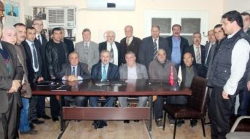 Edremit Mhp'den Başkan Alparslan'a Ziyaret