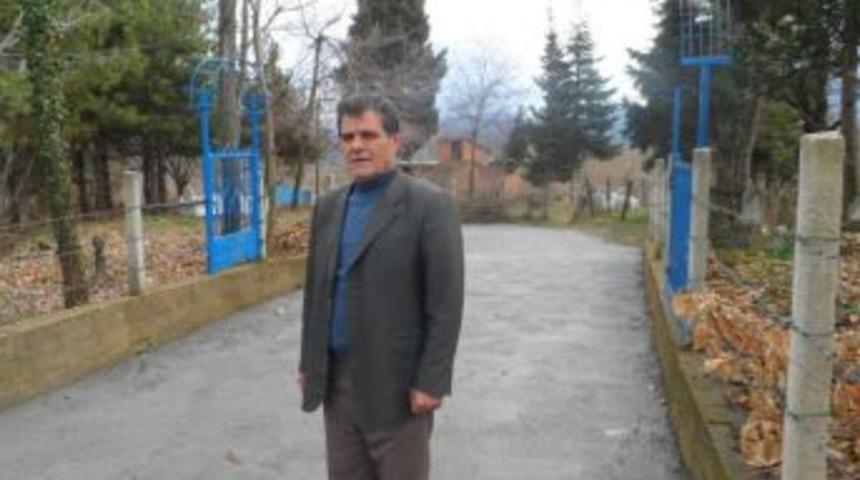 Belen K&ouml;y&uuml;nde k&ouml;yl&uuml;ler 500 metre beton yol yaptılar