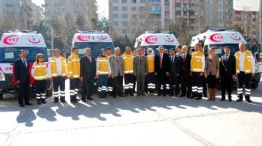 Adıyaman&rsquo;da Yeni Ambulanslar Hizmete Girdi