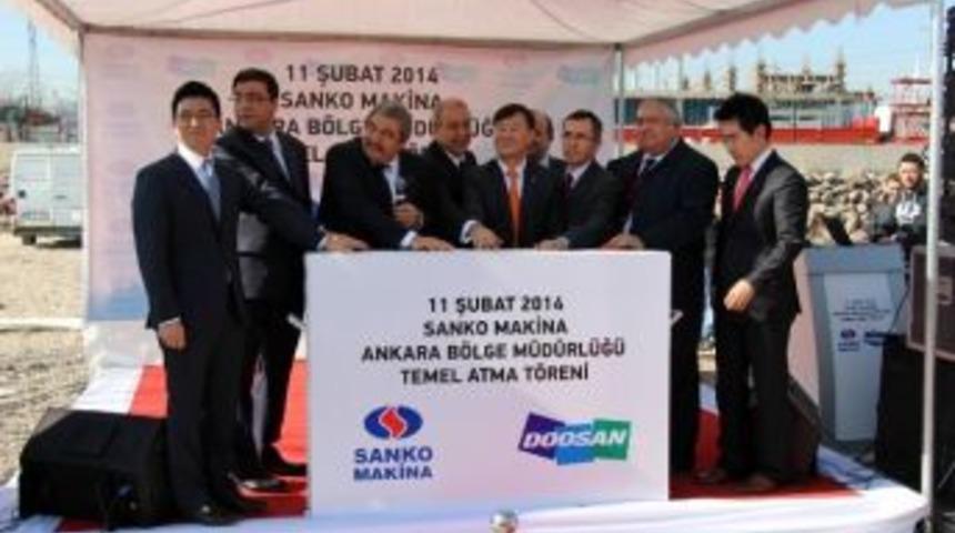 Sanko Makina Ankara B&ouml;lge M&uuml;d&uuml;rl&uuml;ğ&uuml; Binasının Temeli Atıldı