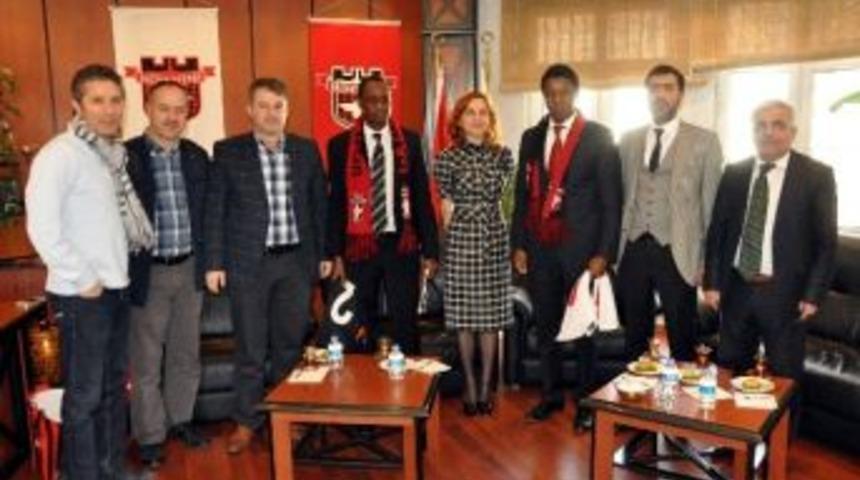 Ruanda B&uuml;y&uuml;kel&ccedil;isi Gaziantepspor&rsquo;u Ziyaret Etti