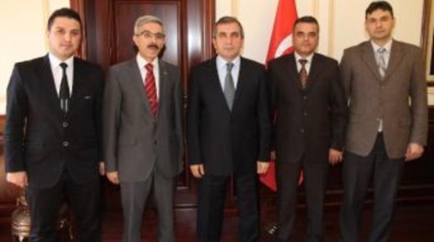 Ziraat M&uuml;hendisleri Yozgat Temsilcisi B&uuml;ke&rsquo;de Vali Yazıcı&rsquo;ya Ziyaret