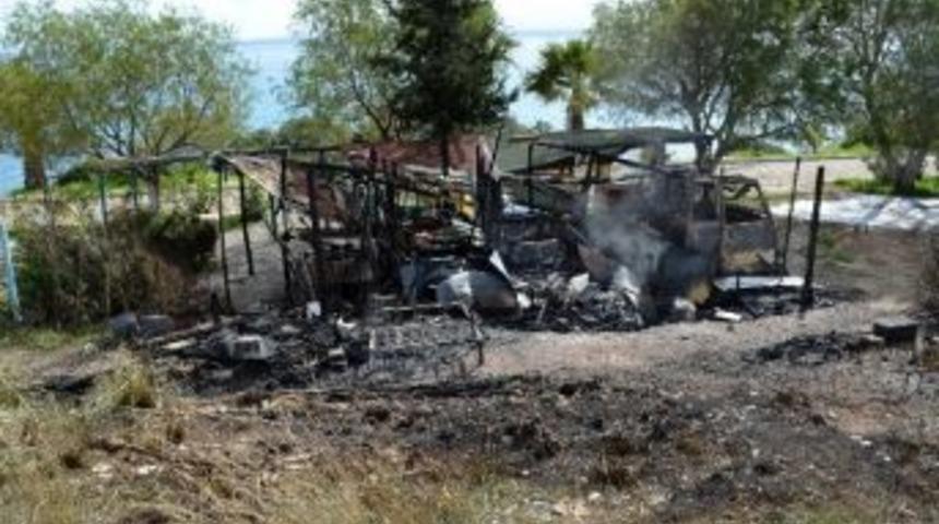 Karavanı Yakan Şahıs Hırsızlıktan Tutuklandı