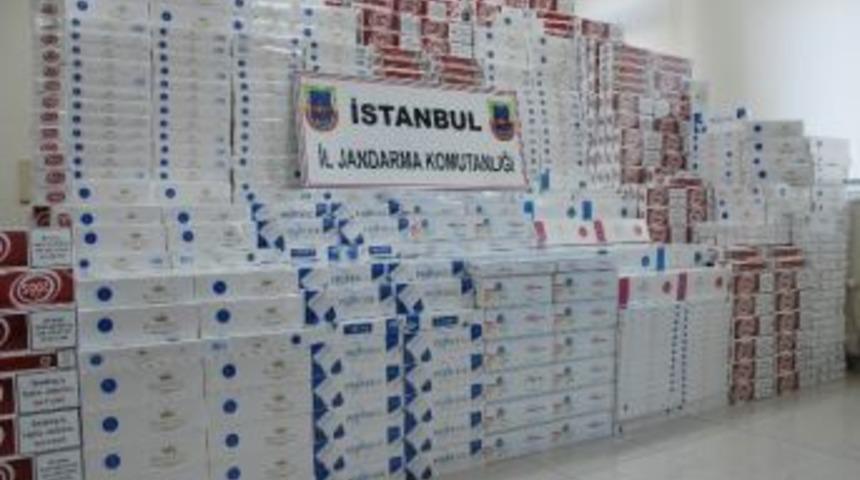 Jandarmadan Ka&ccedil;ak Sigara Operasyonu