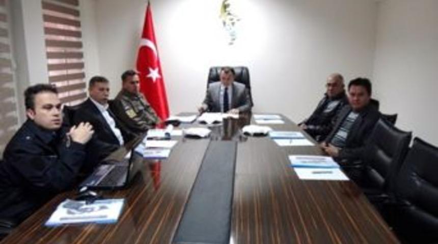 Şaphane&rsquo;de Mahalli İdareler Se&ccedil;im G&uuml;venliği Toplantısı