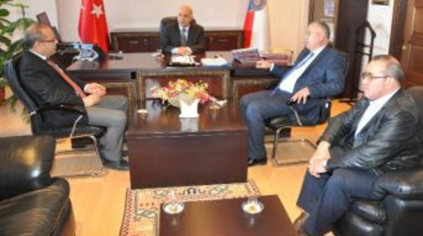 Aksaray Ticaret Borsası'ndan Emniyet M&uuml;d&uuml;r&uuml;&rsquo;ne Ziyaret