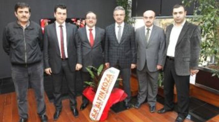 Altınkoza&rsquo;dan K&ouml;şker&rsquo;e Nezaket Ziyareti