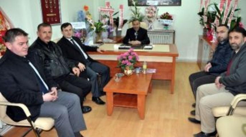 Suşehri Kaymakamı Perçi, Oda Başkanlarını Ziyaret Etti