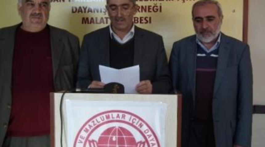 Bursa Bildirisine Mazlum Der Malatya Şubesi&rsquo;nden Destek