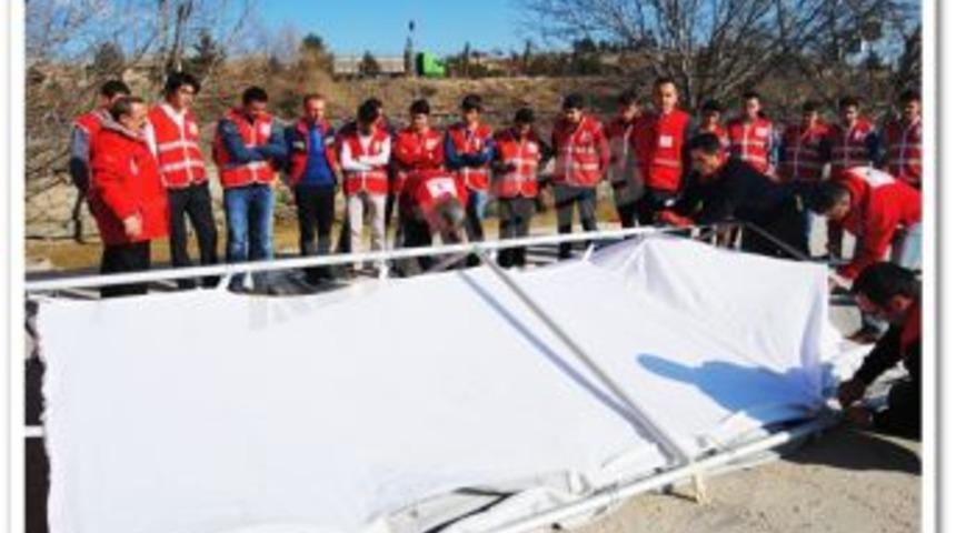 T&uuml;rk Kızılayı Afet &Ccedil;adırı Eğitimi