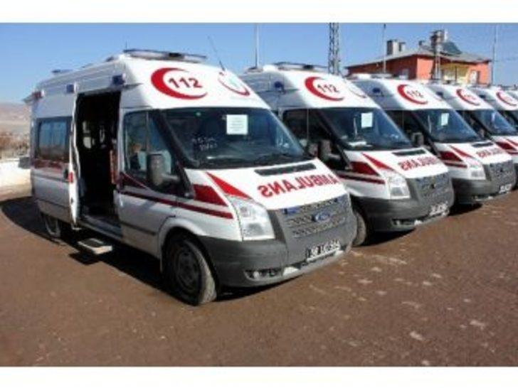 Sivas’a 6 Yeni Ambulans Takviyesi
