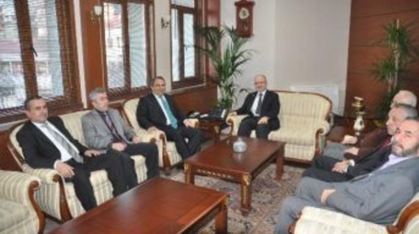 Saadet Partisi Vali Ali Kaban&rsquo;ı Ziyaret Etti