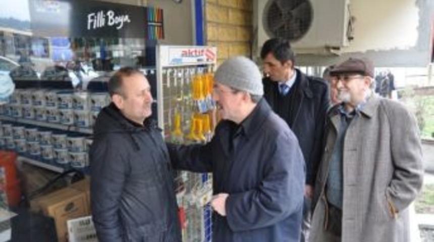 Esnaflardan Başkan Vergiliye B&uuml;y&uuml;k Destek