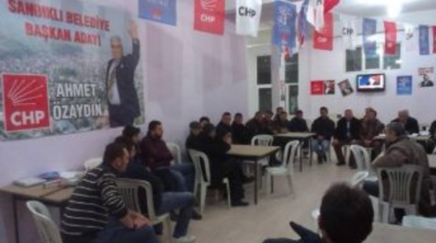 Chp Sandıklı&rsquo;da Se&ccedil;im B&uuml;rosu A&ccedil;tı
