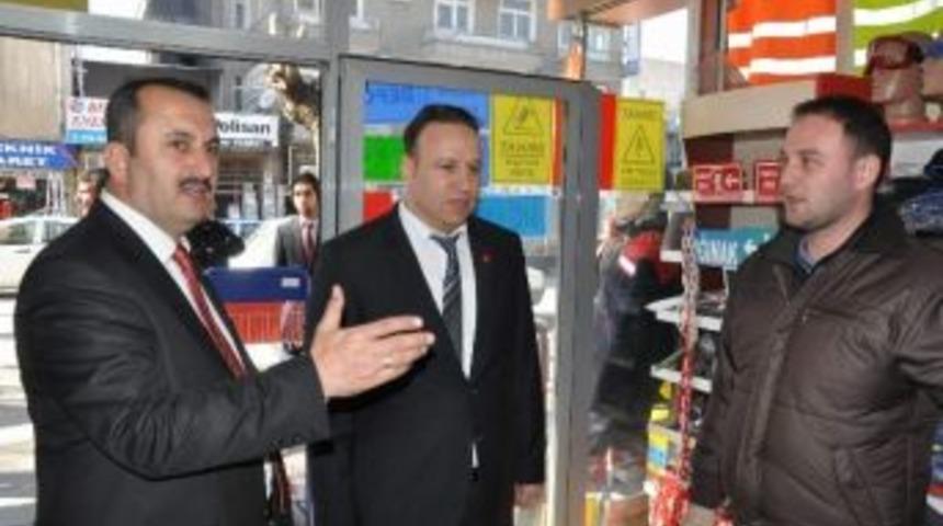 Saadet Partisinden Eski Sanayi Esnafına Ziyaret