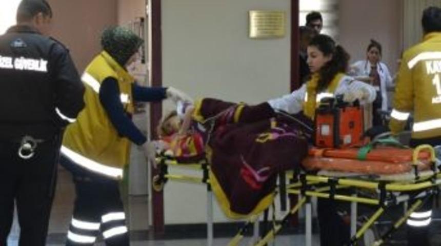 Kayseri&rsquo;de Trafik Kazası: 4 Yaralı