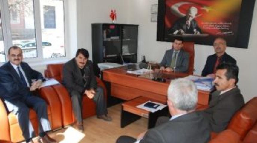 Kaymakam Beşikci, Okul M&uuml;d&uuml;rleriyle Buluştu