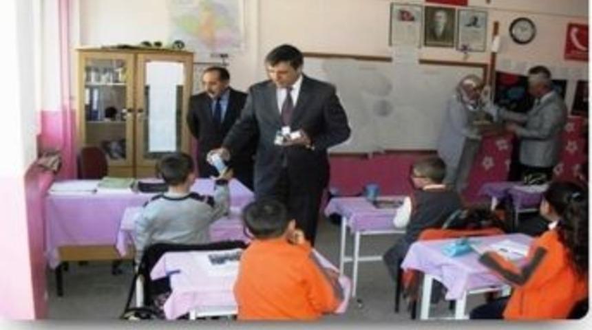 Kaman&rsquo;&rsquo;da Okul S&uuml;t&uuml; Uygulaması Başladı