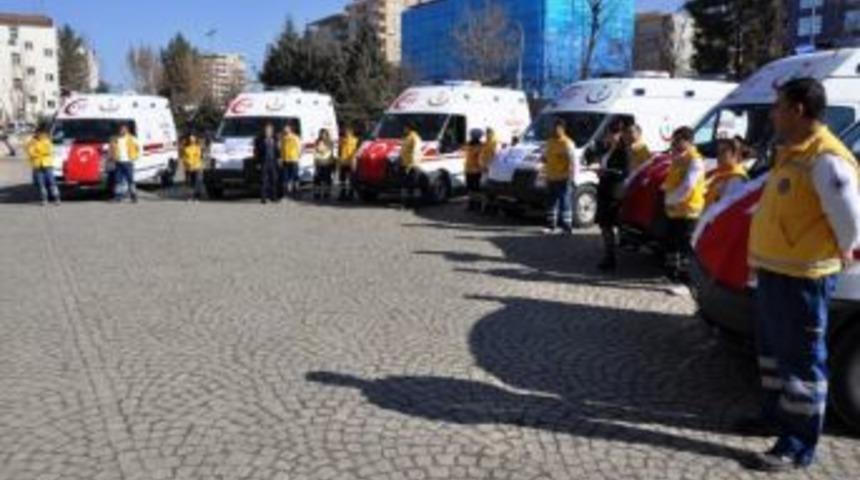 Batman&rsquo;a 6 Yeni Ambulans Alındı