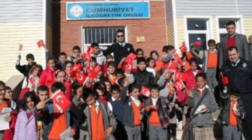 &Ccedil;elikhan &Ouml;ğrencilerine Trafik Eğitimi Seminerleri Veriliyor