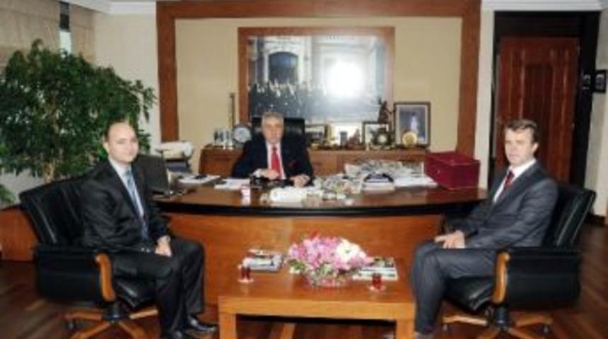 Bakkallar Odası'ndan Tesk Genel Başkan Paland&ouml;ken&rsquo;e Ziyaret